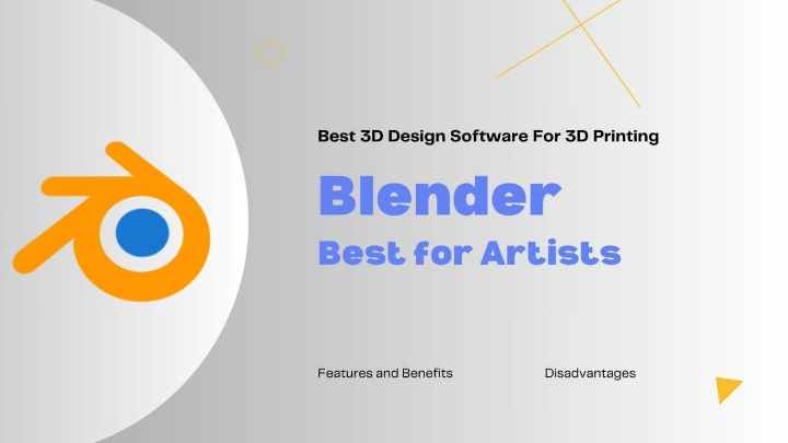 Blender - Best 3D Design Software For 3D Printing